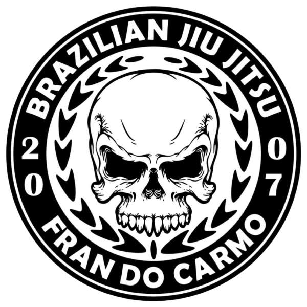 Logotipo da academia Caveira BJJ de Fran do Carmo